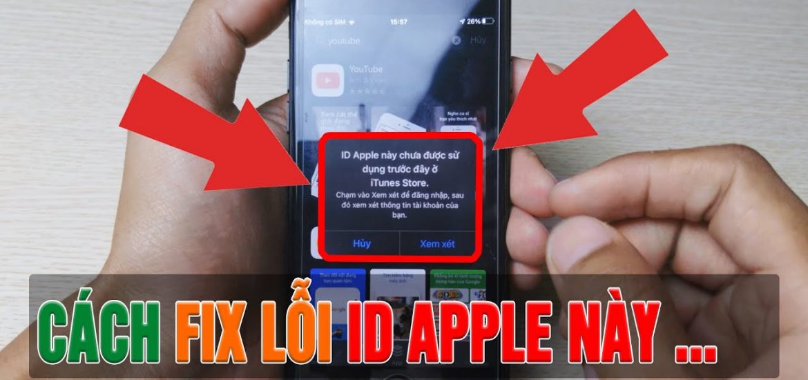Nguyên nhân gây ra lỗi "ID Apple chưa được sử dụng ở iTunes Store"